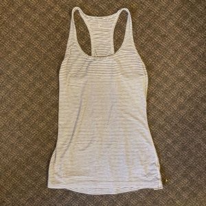 Gap Fit Striped Tank - Womens Medium
